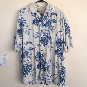 Tommy Bahamas 100% silk shirt